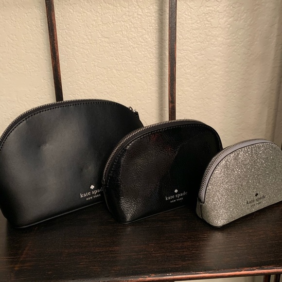 Triple dome cosmetic set Kate spade penguin black - Picture 4 of 7